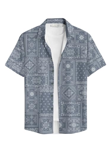 Image of BULLMER Trendy Regular Fit Printed Causal Shirt for Men - Pack of 1