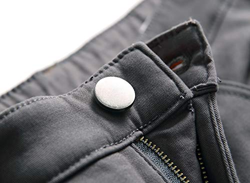 FREDD MARSHALL Men's Fleece Lined Skinny Winter Slim Fit Thicken Warm Stretch Jeans4