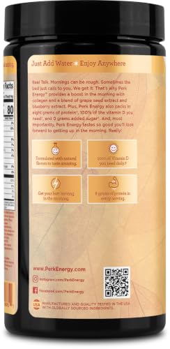 Image of Perk Energy Drink Mix (Sweater Weather Chai Latte) 20 Servings, Gluten-Free