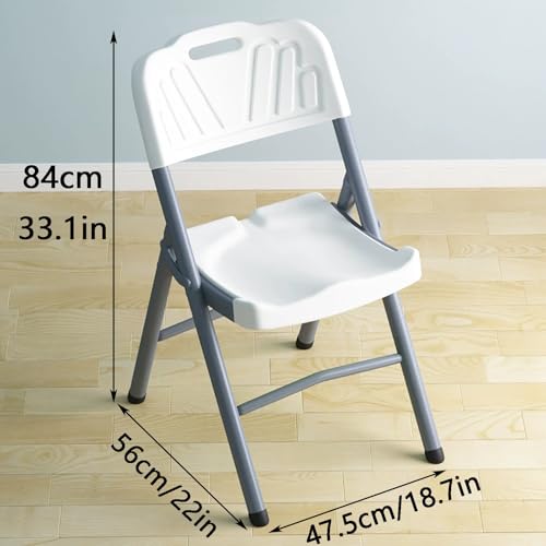 Tabouret pliant en plastique robuste et durable au design ergonomique - 3