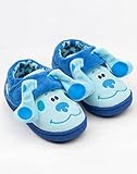 Blues Clues And You Slippers Kids Toddlers | Girls Boys Animated Blue Puppy 3D Ears House Shoes | Supportive Strap Rubber Sole | Children Educational Series - Image 4