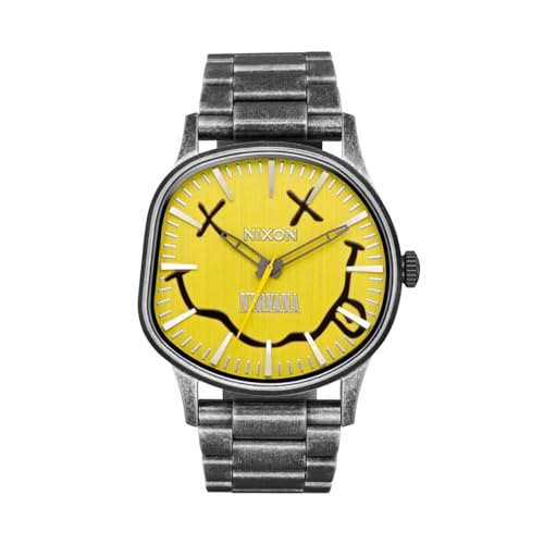 Nixon Reloj analógico de Cuarzo para Hombre con Correa de Acero Inoxidable A1417-5273-00 Nixon Reloj analógico de Cuarzo para Hombre con Correa de Acero Inoxidable A1417-5273-00