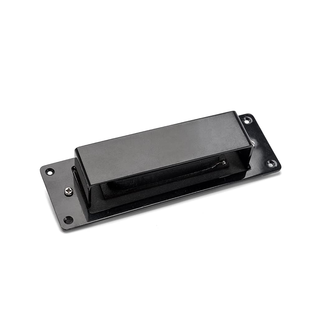 Alnicov - Kit di ricambio per basso elettrico a 4 corde, per chitarra elettrica e basso, colore nero