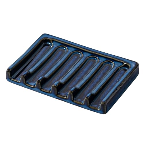 Porte-savon auto-drainant Tanew en céramique cascade pour douche