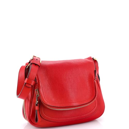 Pre-Loved Jennifer Shoulder Bag Leather Medium, Red2