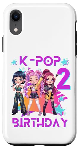 Funny Chibi Kpop Girl It's My 2nd Birthday �X�}�z�P�[�X iPhone XR �p