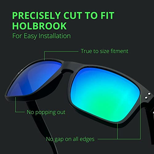 Image of Dynamix Polarized Replacement Lenses for Oakley Holbrook OO9102 | Easy To Install | Fit Perfectly