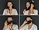 SILKIST Unisex Mundschutz Maske 100% Seide 3-lagiger Mund- & Nasenschutz [Verstellbare Ohrschlaufen & Nasenbügel] Wiederverwendbar, Atmungsaktiv & Hautfreundlich