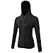 Selighting Chaqueta Deportiva de Manga Larga para Mujeres Sudadera Deporte con Capucha para Yoga,Correr,Gimnasio etc.