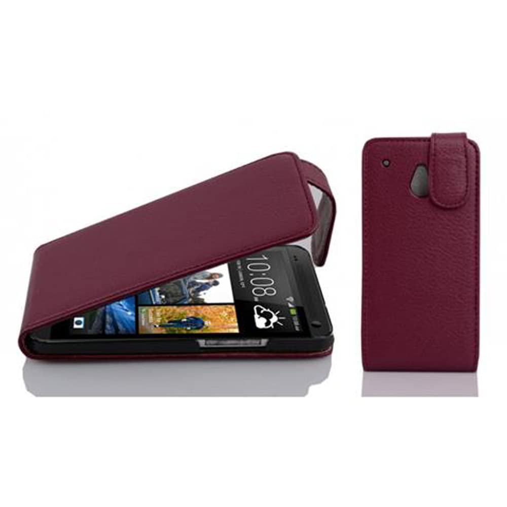 CADORABO Custodia In Design Flip Realizzato In Similpelle Testurizzata Cover Per Desire 300 Lila Bordeaux 77215079