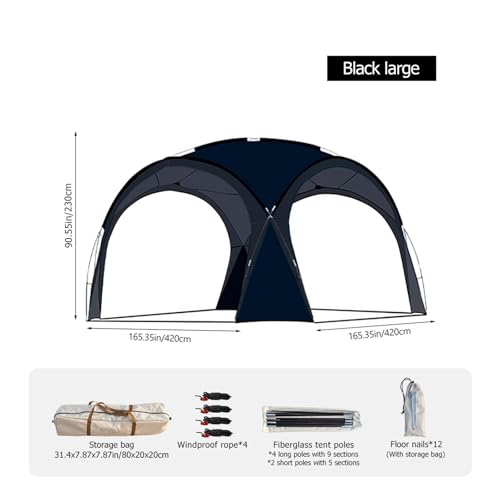 Tienda de campaña para 4-10 personas refugio impermeable Oxford 210D de playa 2