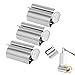 Hyrew 3 Pieces Zahnpasta Squeezer, Edelstahl Tubenquetscher Squeezer Zahnpasta Sitzhalter Ständer Drehen Zahnpastaspender für Badezimmer