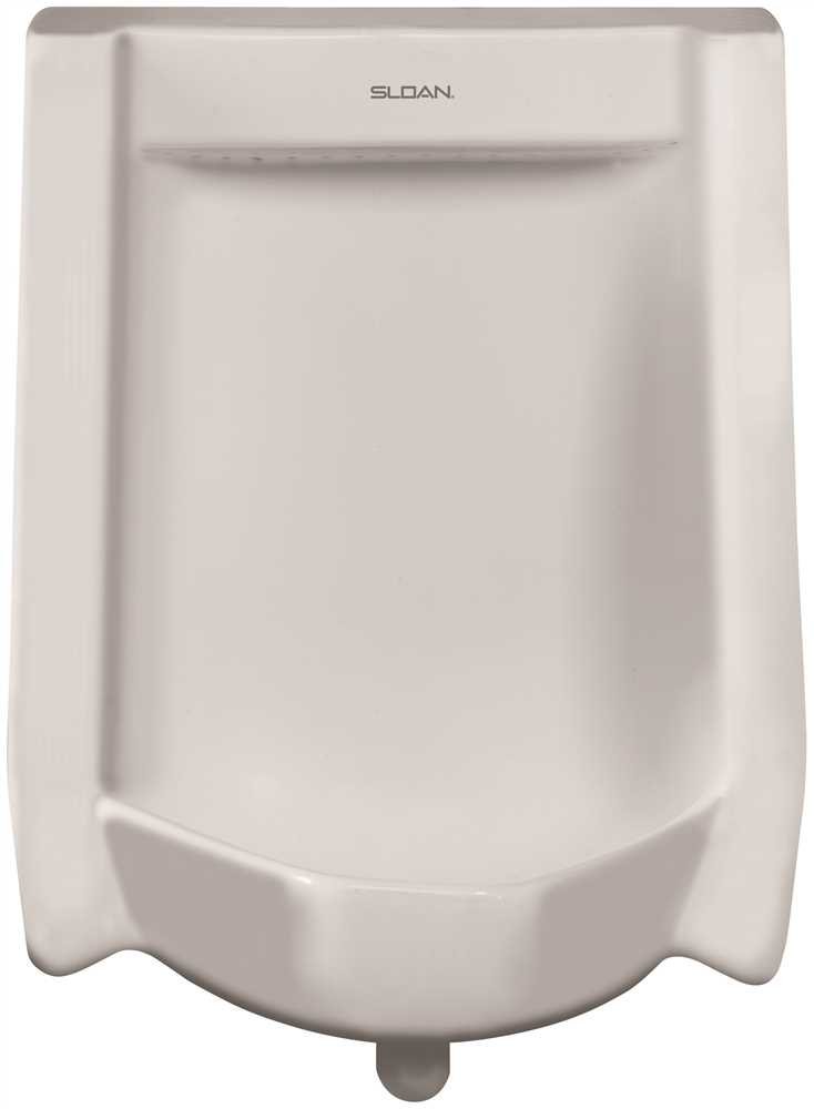 Sloan SU1009A Efficiency Dual Flush 0.125 to 0.5 GPF Urinal with Top