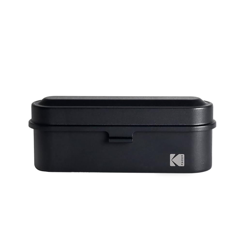 Kodak Estuche para 5 Rollos de películas de 35 mm – Compacto, Retro Caja de Acero para clasificar y Proteger Rollos de película (película no incluida)