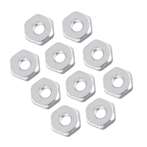 Kettensägenstangenmuttern, Führungskraftwagen Nuss 10 Stcs 8 Mm Kettensägen Seitenabdeckungsstangenmuttern Sechskantmuttern Ersatzzubehör für Kettensägen
