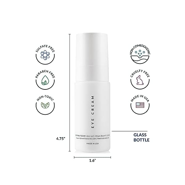 Eye-Cream-for-Dark-Circles-Puffiness-Wrinkles-with-Anti-Aging-Apple-Stem-Cell-Peptide-Complex-Reduces-Fine-Lines-Diminishes-Bags-Restores-Under-Eye-14-oz NAELI Eye Cream for Dark Circles, Puffiness & Wrinkles with Anti Aging Apple Stem Cell & Peptide Complex - Reduces Fine Lines, Diminishes Bags & Restores Under Eye, 1.4 oz