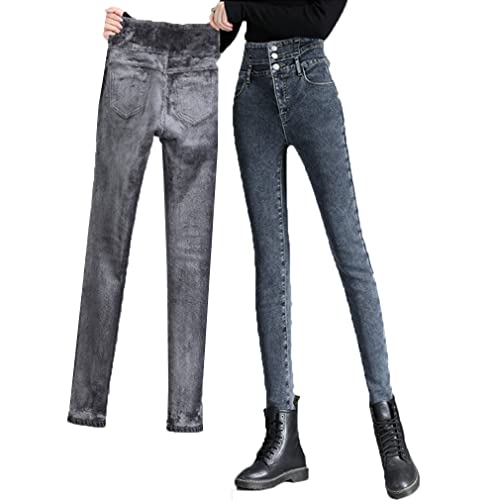 裏起毛 デニム パンツ レディース B0D3ZZC3HL