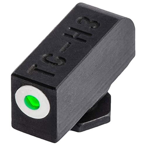 Image of TRUGLO Tritium Pro Night Sights, Compatible with Glock Handgun Models | Compact Durable Glow-in-The-Dark Front & Rear Gun Sight Set with Focus Lock Front Ring