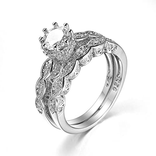 Bagues plaquées argent avec zircone, le cadeau romantique idéal pour célébrer l'amour