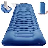 STURME Sleeping Pad for Camping, 3.9 Inch Extra-Thick Self-Inflating Camping Mattress with Foot Pump