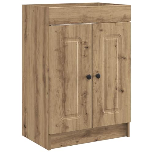 Muebles de baño con espacio de almacenamiento y lavabo compacto de diseño funcional 4