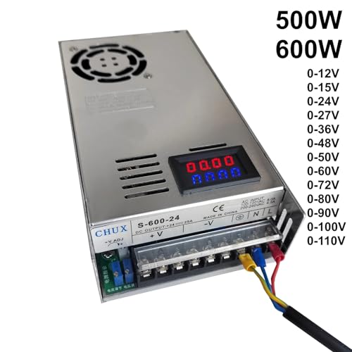 Alimentation à découpage réglable 500W pour l'éclairage LED et modules CA CC