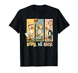 Bruh We Back, Retro Goose Humor First Day Of School T-Shirt