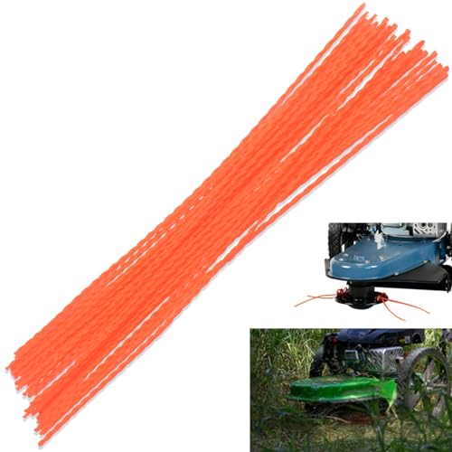 30 Pcs Universal Walk Behind String Trimmer line (21.25' Line x .155-Inch) Compatible with S-ENIX, Earth-Quake, B-ILT, Toro 58620 and Most of Walk Behind String Mower