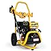 Petrol Pressure Washer RocwooD 3190 PSI 7HP High Power Jet Cleaner with Lance & Nozzles, 10M Hose Power Washer for Patio Car Driveway Garden Fences 4-stroke OHV 212cc Recoil Start 10m Hose 3 Nozzles