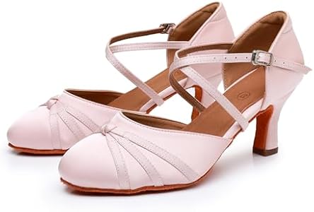 Rosefinch Vrouwen Latijn T-Strap Dansschoenen Gesloten Teen