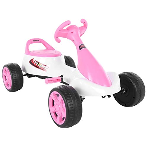 Why Choose Pedal Go Kart Ride on Toys 4 Wheel Kids' Pedal Car Racer with EVA Rubber Tires for Outdoo...