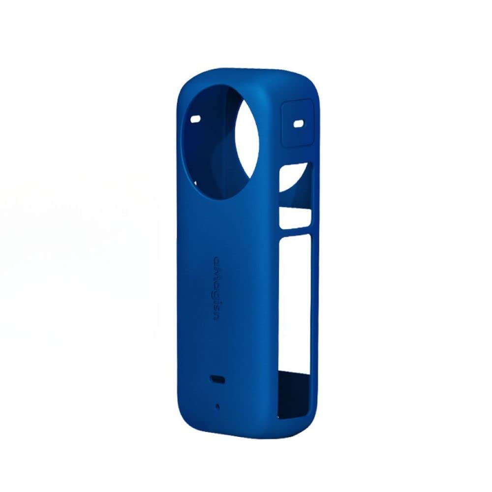 GetZget® AMagisn Silicone Cover for Insta360 One X3 Protective Cover Anti Sctrach and Dust Proof Case Accessories(Blue)-picture-33