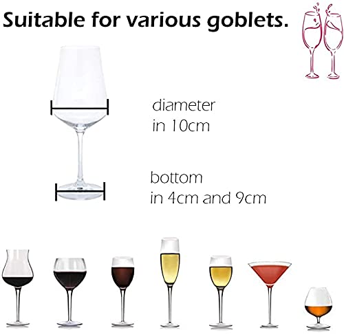 Ysislybin Weinglashalter Gläserhalter, 2 PCS Halter für Weingläser/ Sektgläser,Sektgläser Aufbewahrung Aufhängen für Halter zum Aufhängen von Gläsern für Hausbar,Küche,Bar,Pub,Restaurant Küche, Haushalt & Wohnen
