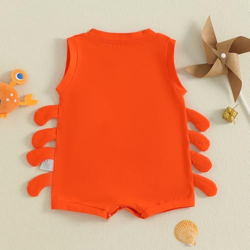 Disfraz de cangrejo unisex para bebé 2-3T miniatura 3