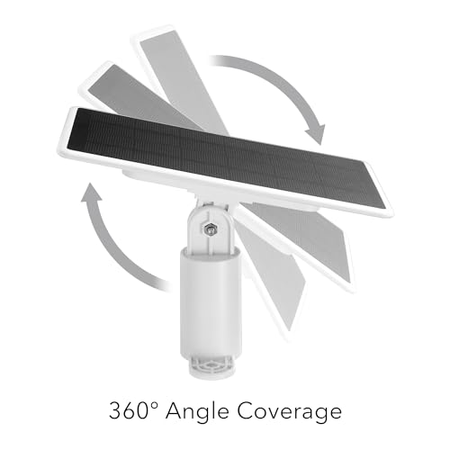 Wasserstein Solar Panel (2W) Compatible with Noorio B200/B210/B310 Security Cameras (Camera Not Included) – Image 6