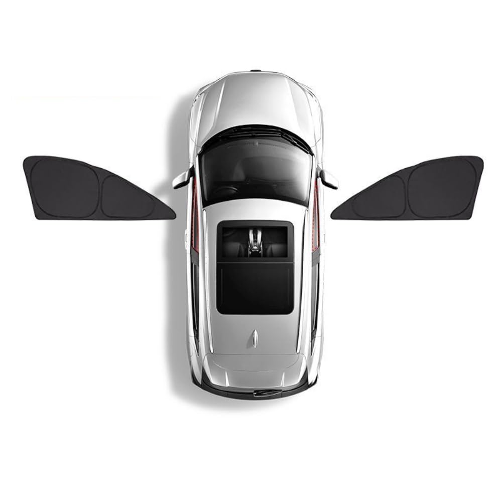 MSWBKHVUI Car Sun Shades,for MG 6 Saloon 2010-2015 Heat UV Protection Sun Visor Car Sun Shade for Baby Blackout Blinds Provide Privacy Easy attach,2PCS Front
