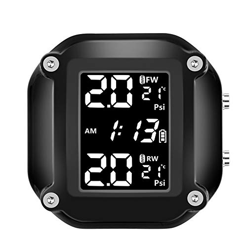 Baugger Detector TPMS,Monitor de pressão de pneus de motocicleta Detector TPMS Sistema portátil de m