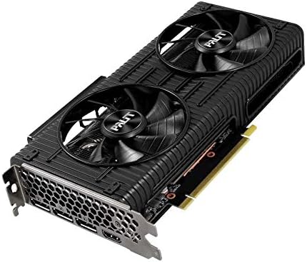 Palit GeForce RTX 3060 Ti Dual 8G GDDR6 Ray-Tracing Graphics Card, 4864 Core, 1410 MHz GPU, 1665 MHz Boost, 3 x DisplayPort, HDMI