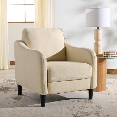 Sillón plegable crema de madera miniatura 2
