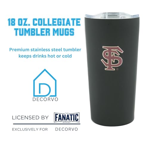 Termo de viaje FSU negro de doble pared con acabado premium 6