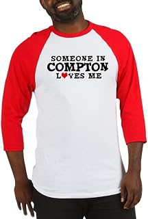 CafePress Compton: Loves Me Baseball Jersey Baseball Shirt
