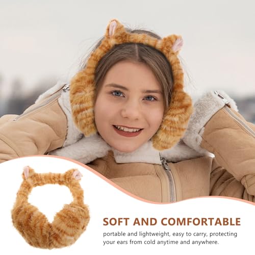 BESPORTBLE Plush Winter Ear Muffs for Cartoon Design Ear Warmers for Boys and Lightweight and Comfortable Ear Covers for Cold Weather Protection and Outdoor Activities3