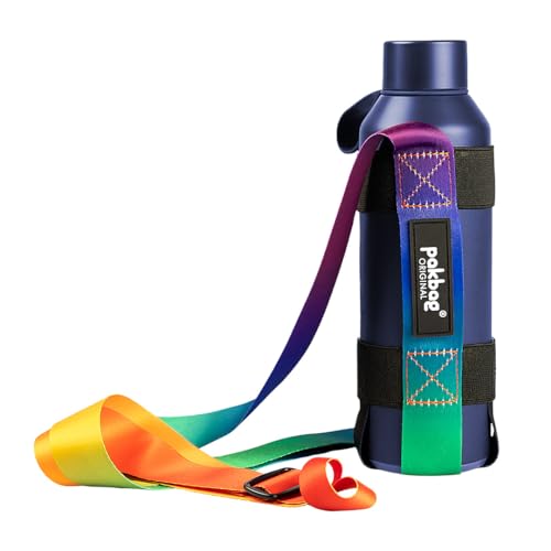 Pakbag® Pride-Edition - Flaschenhalter Gürtel zum Umhängen für Trinkflaschen bis 1,5l aus recyceltem PET