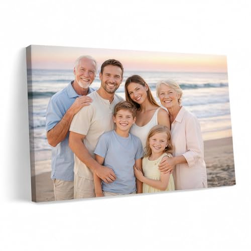 TYPTEK Personalized Custom Canvas Prints: Photo On Canvas Transform Your