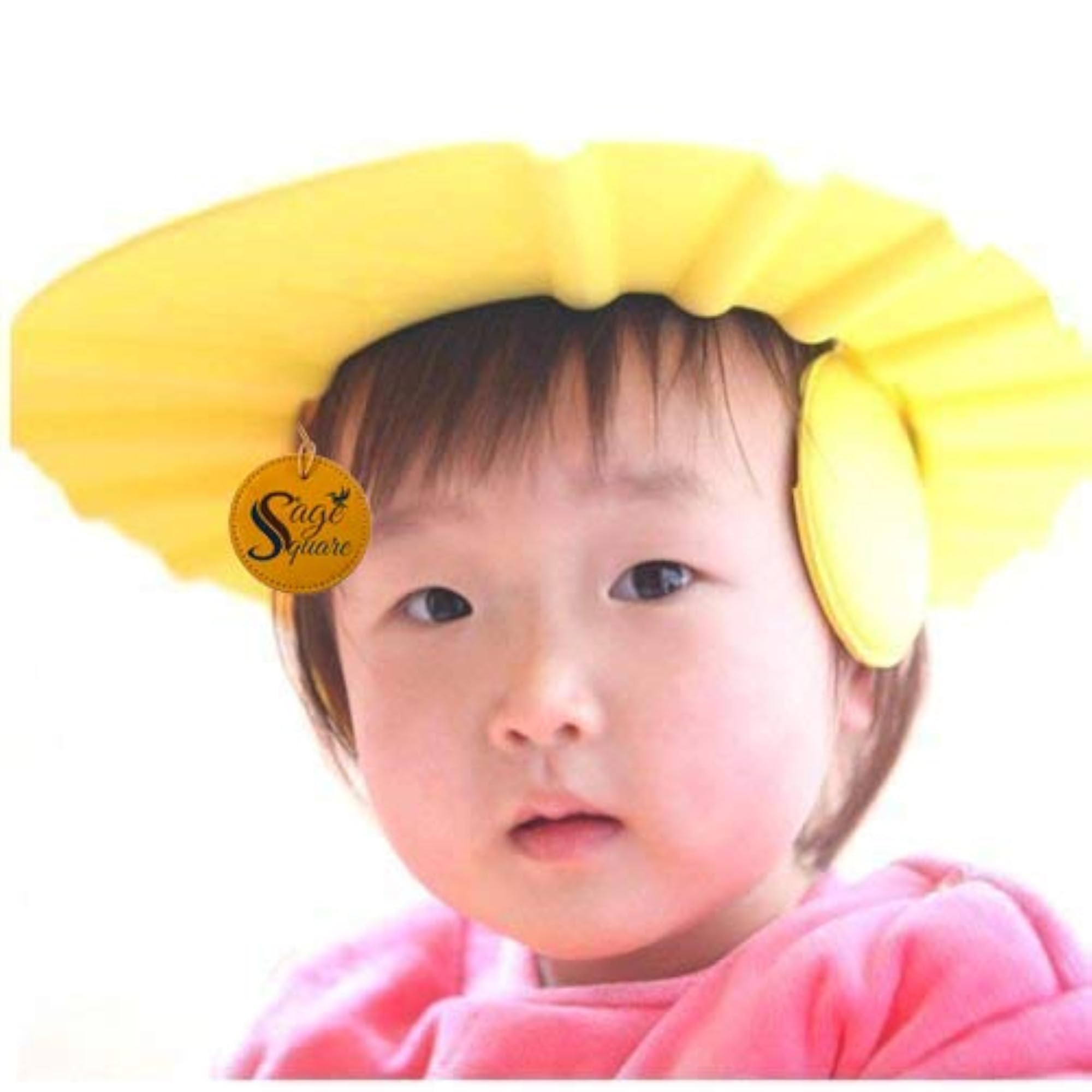 Adjustable Baby Shower Cap with Ear Protector, Pack of 2