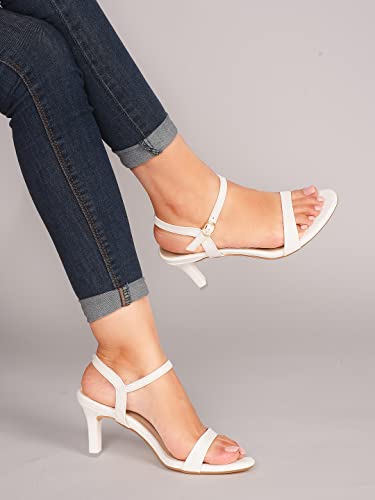 Image of Shuz Touch Women Girls Stylish Kitten Heel Sandals