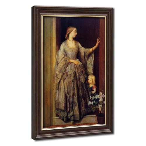 Impression sur toile Lady Margaret Beaumont - Cadre suspendu 61x91cm