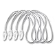 Marineo Zeising Spanngummi 4er Pack, 40 cm - Hochwertiger, langlebiger Segeleinbinder mit Gummischlaufe und Haken für Bootssport und Ladungssicherung