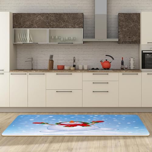 Tapete de cocina para evitar resbalones con base lavable de dos piezas 6
