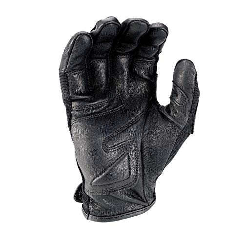 Hatch SP100 Defender II Riot Control Glove w/Steel Shot - Black, Medium